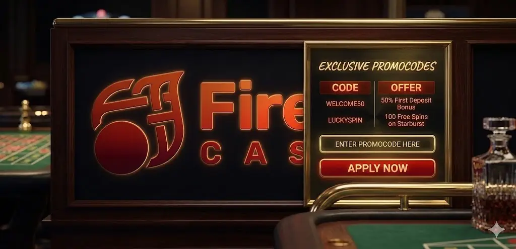 Fireball Casino promo code mező